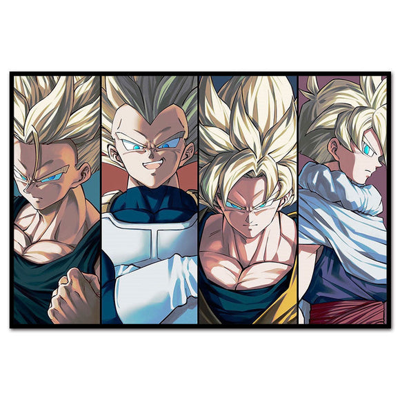 Son Goku/Bejīta Yonsei handsome handicraft doodle digital oil painting（couples, birthday gifts, portraits）