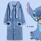 Stitch lovely cartoon men and women lovers pajamas