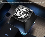 Luffy/Zoro role logo metal keyboard cap