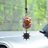 Thousand Sunny/Going Merry Exquisite Pirate ship Keychain Car hangings