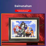 Dainanahan handsome cartoon handicraft 3D drawing (for couples, birthday gifts, portraits)