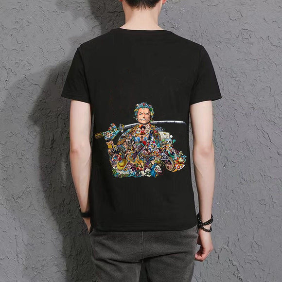 zoro puzzle High appearance level Trend-shirt cute and handsome characters (The real thing is more delicate than the picture.)