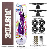 Luffy/Zoro Skateboard Professional Skateboard Exquisite pattern skateboard (size: 80CM×20CM)