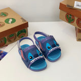 Stitch lovely cartoon neutral velcro non-slip children's beach sandals