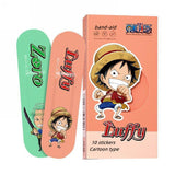 Luffy/Zoro Medical Band-Aid Cartoon Cute Breathable waterproof  (A box of ten Band-Aids)