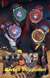 Sasuke/Kakashi/Itachi Men and women's all-purpose quartz watch, quartz movement, 30M waterproof, 40MM black dial, alloy case, leather strap, lightweight quartz watch