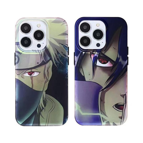 Sasuke/kakshi iPhone EXQUISITE TREND SILICONE ANTI-COLLISION PHONE CASE