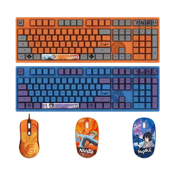 Sasuke/Kurama Mechanical Keyboard Three-mode wireless RGB backlit gaming office desktop esports Keyboard