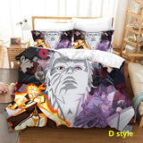 Sharingan Comfortable Home Textile Polyester Bedding 3 Sets（Complimentary bed hanging cloth）