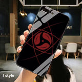 Sharingan Hd The Blowout Glass Silicone IPhone Case (Other styles and other mobile phone models can be customized)