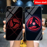 Sharingan Hd The Blowout Glass Silicone IPhone Case (Other styles and other mobile phone models can be customized)