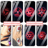 Sharingan Hd The Blowout Glass Silicone IPhone Case (Other styles and other mobile phone models can be customized)