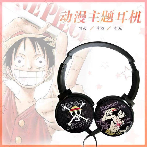 Luffy Zoro Microphone voice HD music headset earphones (suitable for mobile phones and computers)