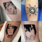 Uchiha Sasuke Cool character tattoo stickers