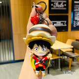 Luffy/Zoro/Nami/Sanji/Law/Sabo cute cartoon character key chain（can be used for bag pendant, key chain, birthday gift）