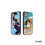 Luffy/Zoro/Ace 3D variation Apple silicone crash-resistant phone case(Suitable for various iPhone models，When buying please Notes your iPhone model)