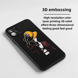 Luffy/Zoro/Ace 3D variation Apple silicone crash-resistant phone case(Suitable for various iPhone models，When buying please Notes your iPhone model)