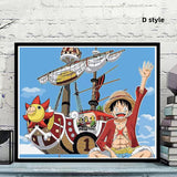 Luffy/Zoro/Nami handsome handicraft doodle digital oil painting (couples, birthday gifts, portraits)