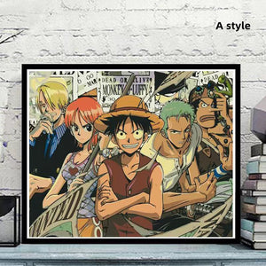 Luffy/Zoro/Nami handsome handicraft doodle digital oil painting (couples, birthday gifts, portraits)