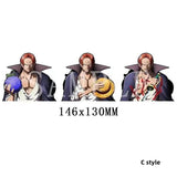 Luffy 3D 3 varieties of morphologic stickers Can be pasted on anything, car, cell phone, computer, etc.（One for $15, two for $19.90）