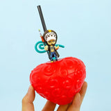 Luffy/Law/Ace Devil fruit shape cup figure decoration action figure water cup cold drink cup