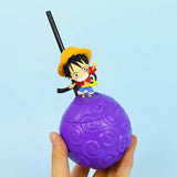 Luffy/Law/Ace Devil fruit shape cup figure decoration action figure water cup cold drink cup