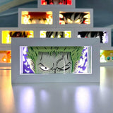 zoro super cool decoration paper curving Three-dimensional night light