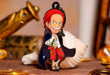 luffy/zoro/shanks/nami RED cool keychain accessory BLIND BOX