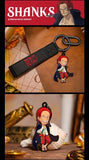 luffy/zoro/shanks/nami RED cool keychain accessory BLIND BOX