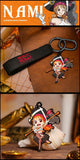 luffy/zoro/shanks/nami RED cool keychain accessory BLIND BOX