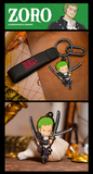 luffy/zoro/shanks/nami RED cool keychain accessory BLIND BOX