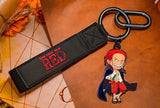 luffy/zoro/shanks/nami RED cool keychain accessory BLIND BOX