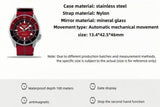 Uchiha Sarada Men's and women's all-purpose quartz watch, stainless steel case, mechanical movement, nylon strap, black dial, 100 meter waterproof watch, second hand light, easy to read dial watch