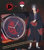 Sasuke/Kakashi/Itachi Men and women's all-purpose quartz watch, quartz movement, 30M waterproof, 40MM alloy dial, PC case, leather strap, lightweight quartz watch