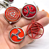 Sasuke/Itachi weapons kunai 28 gift box set metal keychain（can be used as pendant, keychain, necklace）