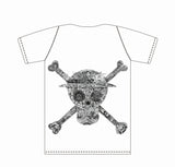 Skull puzzle High appearance level Trend-shirt cute and handsome anime characters (The real thing is more delicate than the picture.)