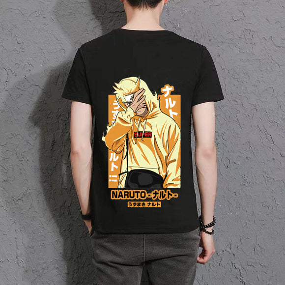 【4】Kurama4 High appearance level Trend T-shirt cute and handsome anime characters(The real thing is more delicate than the picture.)