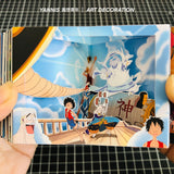 Luffy Make an exclusive pop-up book with fun navigation diary (39 scenes, 2 pop-up books, need to install yourself)