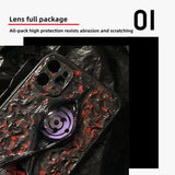 Sasuke Sharingan pure handmade mobile phone case Apple exquisite Trend Silicone Anti-collision phone case