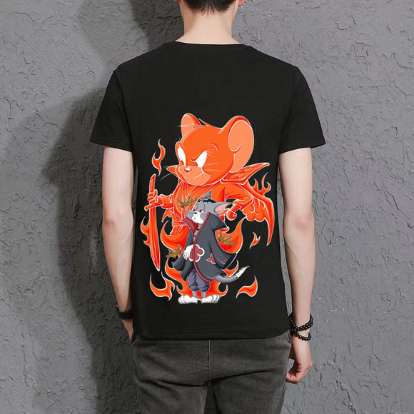 【15】Uchiha Itachi Tom High appearance level Trend T-shirt cute and handsome anime characters(The real thing is more delicate than the picture.)