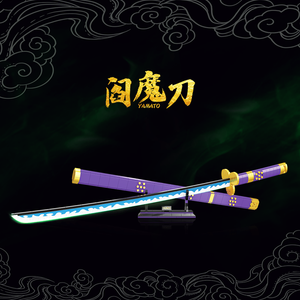 Roronoa Zoro Yamato katana luminous weapons 936PCS building block(Can be connected to products)