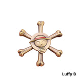 Luffy/Zoro/Robin/Hancock Fidget Spinner full metal rotating stress relief toy