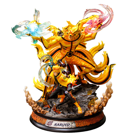 Kurama  Whirling Nine-tailed Fox combat morphing light model