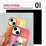 Pain/uzimaki Apple exquisite Trend Silicone Anti-collision phone case