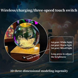 Sunny/Merry Crystal ball night light Creative DIY rechargeable luminous crystal ball night light exquisite touch night light