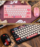 Luffy/Zoro/Chopper wireless bluetooth keyboard and mouse suite For desktop laptop, easy to carry, easy to work（Buy keyboard now and get 1 free phone case for $19, today only! Please contact customer service after purchase）