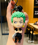 Luffy/Zoro/Nami/Sanji/Law/Sabo cute cartoon character key chain（can be used for bag pendant, key chain, birthday gift）