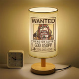 Luffy/Zoro small table lamp led lamp Student eye protection warm lamp (can learn office)