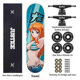 Luffy/Zoro Skateboard Professional Skateboard Exquisite pattern skateboard (size: 80CM×20CM)