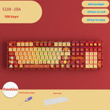 Luffy MECHANICAL KEYBOARD RGB THERMAL SUBLIMATION JDA GAMING OFFICE DESKTOP ESPORTS